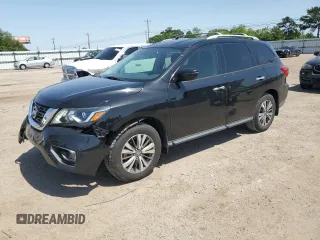 2020 Nissan Pathfinder S with VIN 5N1DR2AN3LC599553, listed as a Copart auction lot 57048435 with 71,541 mi miles and Salvage title. Bid and sale history available at DreamBid. Image 1.