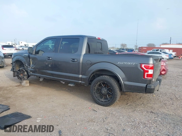 2020 Ford F-150 XL with VIN 1FTEW1CP8LKF15775, listed as a IAAI auction lot 41654867 with 74,806 mi miles. Bid and sale history available at carsss.com. Image 3.