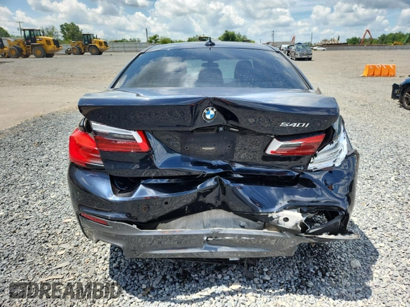2017 BMW 5 Series 540i with VIN WBAJE5C31HG916954, listed as a Copart auction lot 63770695 with 81,546 mi miles and Salvage title. Bid and sale history available at DreamBid. Image 6.