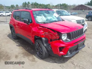 2021 Jeep Renegade Latitude with VIN ZACNJDBB2MPM77874, listed as a IAAI auction lot 42129855 with 28,284 mi miles and . Bid and sale history available at DreamBid. Image 1.
