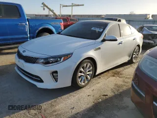 2018 Kia Optima S with VIN 5XXGT4L30JG237235, listed as a Copart auction lot 49625795 with 99,147 mi miles and Salvage Title. Bid and sale history available at carsss.com. Image 1.