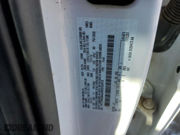 2024 Ford Super Duty F-250 SRW XL with VIN 1FT7W2BA2RED32472, listed as a Copart auction lot 49108255 with 15,826 mi miles and Salvage Title. Bid and sale history available at carsss.com. Image 12.
