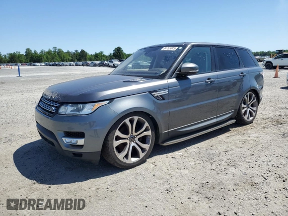 2016 Land Rover Range Rover Sport V6 HSE with VIN SALWR2VF0GA566987, listed as a Copart auction lot 54755045 with 99,701 mi miles and Clean Title. Bid and sale history available at carsss.com. Image 1.