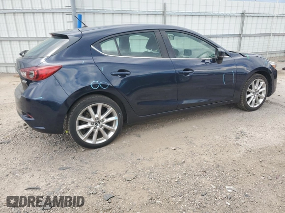 2017 Mazda 3 Touring with VIN 3MZBN1L7XHM138580, listed as a Copart auction lot 58924525 with 101,717 mi miles and Salvage title. Bid and sale history available at DreamBid. Image 3.