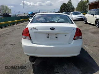 2009 Kia Spectra LX with VIN KNAFE221995630318, listed as a Copart auction lot 55817285 with Not provided miles and Non repairable. Bid and sale history available at DreamBid. Image 6.