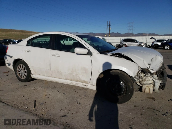 2010 Mitsubishi Galant FE with VIN 4A32B2FF4AE013197, listed as a Copart auction lot 50377225 with 204,155 mi miles and Salvage Title. Bid and sale history available at carsss.com. Image 4.