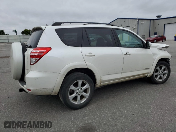 2012 Toyota RAV4 Limited with VIN 2T3YF4DV3CW132877, listed as a Copart auction lot 58410945 with Not provided miles and Salvage title. Bid and sale history available at DreamBid. Image 3.