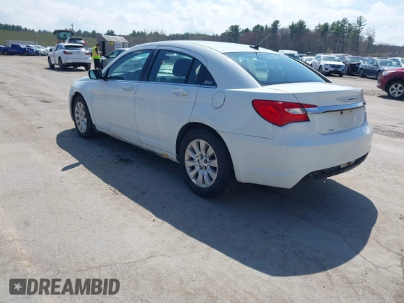 2012 Chrysler 200 LX with VIN 1C3CCBAB3CN204447, listed as a IAAI auction lot 42095415 with 141,911 mi miles. Bid and sale history available at carsss.com. Image 3.