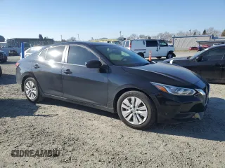 2021 Nissan Sentra S with VIN 3N1AB8BV9MY245674, listed as a Copart auction lot 89338605 with 57,282 mi miles and Salvage Title. Bid and sale history available at DreamBid. Image 4.