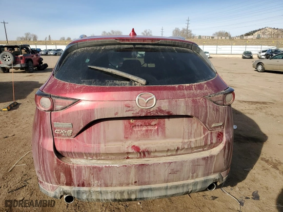 2018 Mazda CX-5 Grand Touring with VIN JM3KFBDM3J0375051, listed as a Copart auction lot 45989125 with 77,147 mi miles and Salvage Title. Bid and sale history available at carsss.com. Image 6.