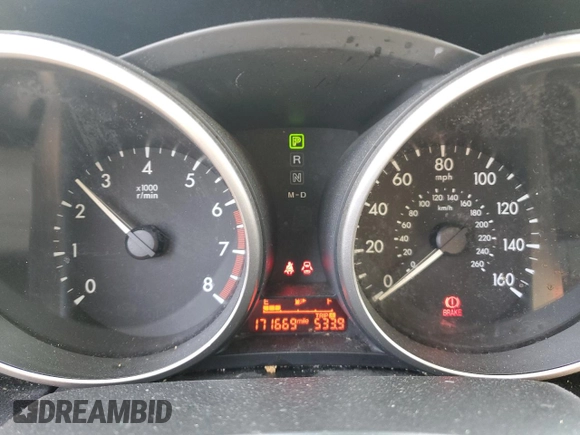 2012 Mazda 5 Sport with VIN JM1CW2BL8C0130210, listed as a Copart auction lot 47179565 with 171,669 mi miles and Salvage Title. Bid and sale history available at carsss.com. Image 9.