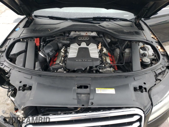 2013 Audi A8 L 3.0L with VIN WAURGAFD2DN001126, listed as a Copart auction lot 87213164 with 116,694 mi miles and Salvage Title. Bid and sale history available at carsss.com. Image 13.