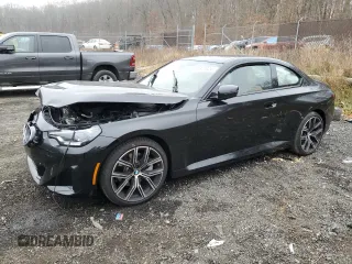 2024 BMW 2 Series 230i xDrive with VIN 3MW33CM0XR8E84985, listed as a Copart auction lot 84342024 with 5,524 mi miles and Salvage title. Bid and sale history available at DreamBid. Image 1.