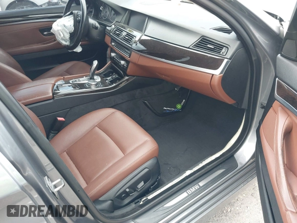 2015 BMW 5 Series 528i with VIN WBA5A5C52FD514549, listed as a IAAI auction lot 41812177 with 107,819 mi miles. Bid and sale history available at carsss.com. Image 5.