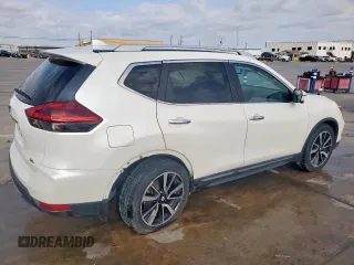 2019 Nissan Rogue SL with VIN 5N1AT2MT5KC829090, listed as a Copart auction lot 51213645 with 87,249 mi miles and Salvage Title. Bid and sale history available at DreamBid. Image 3.