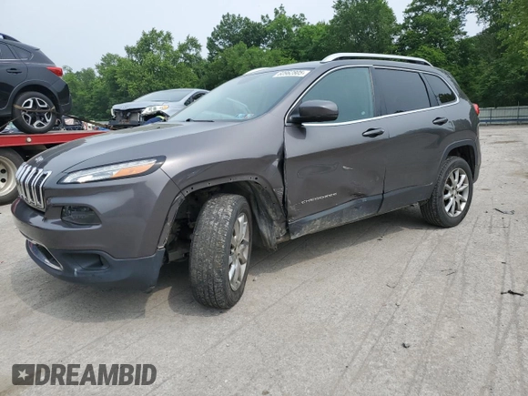 2018 Jeep Cherokee Limited with VIN 1C4PJMDB4JD608869, listed as a Copart auction lot 60962805 with 75,600 mi miles and Salvage title. Bid and sale history available at DreamBid. Image 1.
