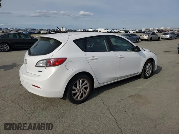 2012 Mazda 3 i Grand Touring with VIN JM1BL1M85C1641147, listed as a Copart auction lot 51715675 with 200,323 mi miles and Salvage Title. Bid and sale history available at DreamBid. Image 3.