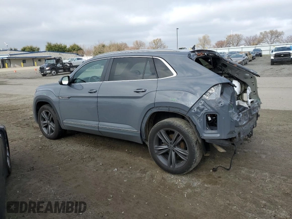 2022 Volkswagen Atlas SEL R-Line z VIN 1V2SE2CA3NC206184, wystawiony jako Copart lot #85261314 z przebiegiem 42 156 mil mil oraz Szkoda całkowita • Salvage title. Historia ofert i sprzedaży dostępna na DreamBid. Obrazek 2.