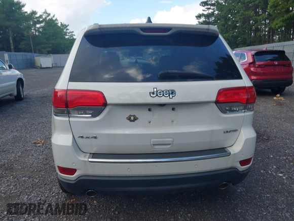 2014 Jeep Grand Cherokee Limited with VIN 1C4RJFBGXEC186833, listed as a IAAI auction lot 42677411 with 117,685 mi miles and . Bid and sale history available at DreamBid. Image 16.