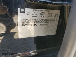 2017 Cadillac CT6 Luxury AWD with VIN 1G6KD5RS0HU144749, listed as a Copart auction lot 66474244 with 138,781 mi miles and Salvage Title. Bid and sale history available at carsss.com. Image 12.