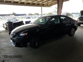 2014 Lexus IS 250 with VIN JTHBF1D25E5008743, listed as a Copart auction lot 65464275 with 30,937 mi miles and Salvage title. Bid and sale history available at DreamBid. Image 1.