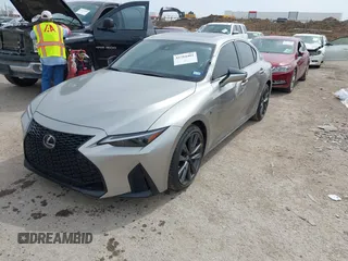 2023 Lexus IS with VIN JTHBZ1B23P5070686, listed as a IAAI auction lot 41784402 with 18,400 mi miles. Bid and sale history available at carsss.com. Image 18.