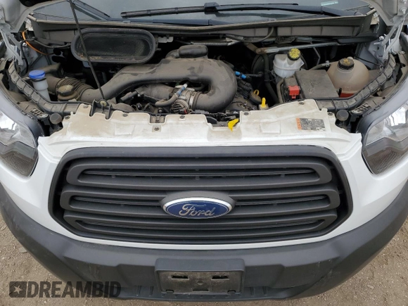 2019 Ford Transit with VIN 1FTYR1YM3KKA34592, listed as a Copart auction lot 48995965 with 12,557 mi miles and Salvage title. Bid and sale history available at DreamBid. Image 13.