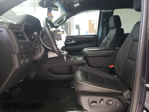 2023 Chevrolet Tahoe Premier with VIN 1GNSKSKD3PR315306, listed as a Copart auction lot 85726424 with 37,199 mi miles and Salvage title. Bid and sale history available at DreamBid. Image 7.