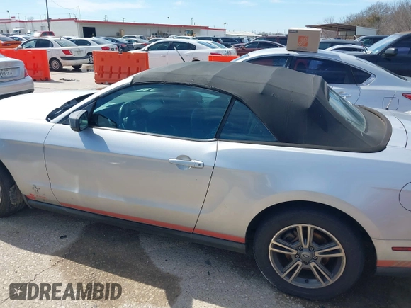 2012 Ford Mustang V6 with VIN 1ZVBP8EM4C5286227, listed as a IAAI auction lot 41638279 with Not Provided miles and . Bid and sale history available at carsss.com. Image 13.