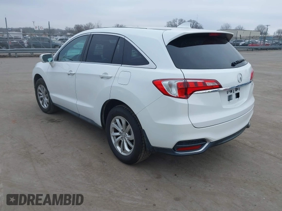 2017 Acura RDX with VIN 5J8TB3H32HL009169, listed as a IAAI auction lot 41519289 with 92,390 mi miles. Bid and sale history available at carsss.com. Image 3.