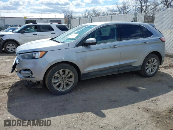 2022 Ford Edge Titanium with VIN 2FMPK4K95NBA62894, listed as a IAAI auction lot 41977805 with 43,376 mi miles. Bid and sale history available at carsss.com. Image 22.