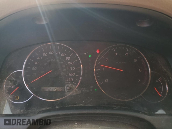2004 Lexus GX 470 with VIN JTJBT20XX40033938, listed as a Copart auction lot 70871164 with 214,565 mi miles and Salvage Title. Bid and sale history available at carsss.com. Image 9.