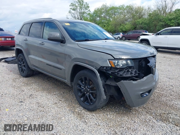 2021 Jeep Grand Cherokee Laredo E with VIN 1C4RJFAG4MC700384, listed as a IAAI auction lot 42192672 with 54,525 mi miles and . Bid and sale history available at DreamBid. Image 1.