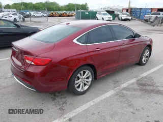 2015 Chrysler 200 Limited with VIN 1C3CCCAB4FN602566, listed as a IAAI auction lot 42173381 with 250,808 mi miles. Bid and sale history available at carsss.com. Image 4.