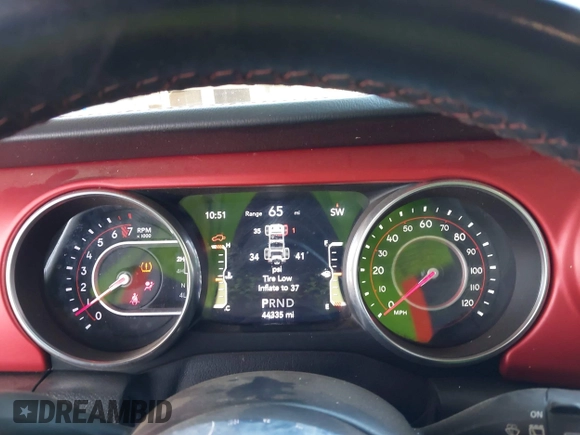 2020 Jeep Wrangler Unlimited Rubicon z VIN 1C4HJXFG1LW234257, wystawiony jako IAAI lot #42269173 z przebiegiem 44 335 mil mil oraz . Historia ofert i sprzedaży dostępna na DreamBid. Obrazek 7.