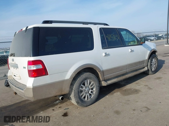 2011 Ford Expedition Max XLT with VIN 1FMJK1J53BEF43021, listed as a IAAI auction lot 41253231 with 208,627 mi miles and . Bid and sale history available at DreamBid. Image 4.