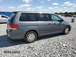 2008 Honda Odyssey LX with VIN 5FNRL38278B040028, listed as a Copart auction lot 52978065 with 255,333 mi miles and Clean Title. Bid and sale history available at carsss.com. Image 3.