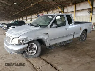 1999 Ford F-150 XL with VIN 1FTRX18LXXKA45520, listed as a Copart auction lot 45575825 with 0 mi miles and Salvage Title. Bid and sale history available at carsss.com. Image 1.