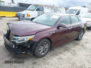 2020 Kia Optima LX with VIN 5XXGT4L37LG393078, listed as a IAAI auction lot 41444622 with 51,335 mi miles and . Bid and sale history available at DreamBid. Image 2.