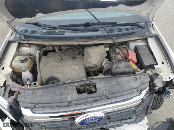 2014 Ford Edge SEL with VIN 2FMDK3JC0EBA10616, listed as a Copart auction lot 48384785 with 95,850 mi miles and Salvage Title. Bid and sale history available at carsss.com. Image 13.