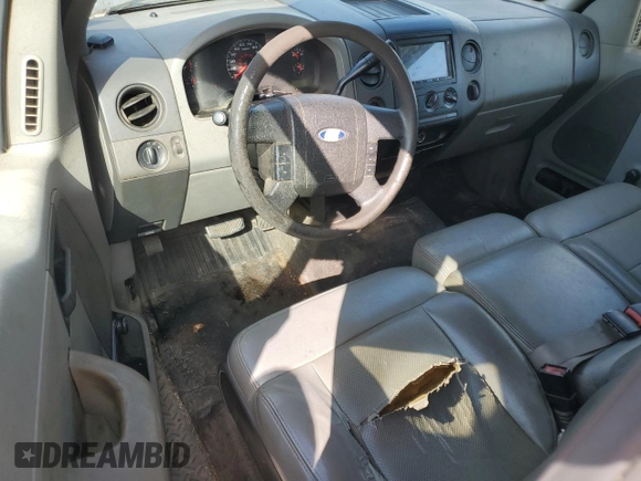 2007 Ford F-150 STX with VIN 1FTRX12W37FA72568, listed as a Copart auction lot 61744915 with 217,479 mi miles and Clean title. Bid and sale history available at DreamBid. Image 8.