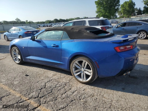 2016 Chevrolet Camaro 2LT with VIN 1G1FD3DS0G0168879, listed as a Copart auction lot 58664714 with 19,295 mi miles and Salvage Title. Bid and sale history available at carsss.com. Image 2.
