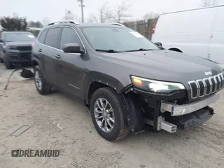 2019 Jeep Cherokee Latitude Plus with VIN 1C4PJMLB4KD323124, listed as a IAAI auction lot 41782873 with 81,929 mi miles and . Bid and sale history available at carsss.com. Image 1.