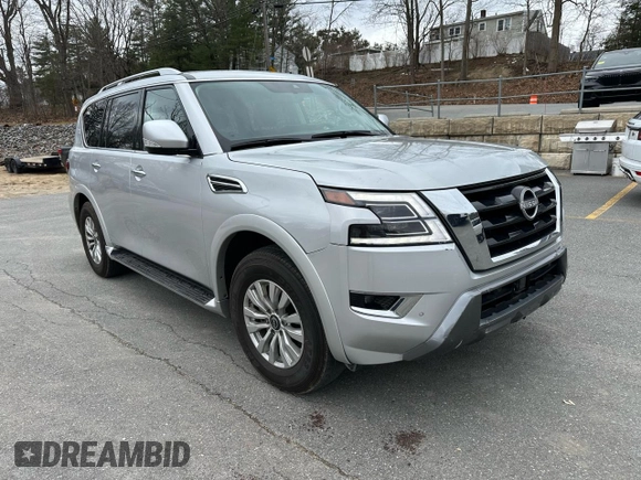 2024 Nissan Armada SV with VIN JN8AY2AC5R9195642, listed as a Copart auction lot 50769655 with 30,398 mi miles and Clean Title. Bid and sale history available at carsss.com. Image 4.