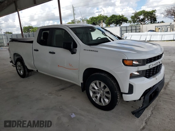 2021 Chevrolet Silverado 1500 Custom with VIN 1GCRWBEH6MZ115879, listed as a Copart auction lot 74552314 with Not Provided miles and Salvage Title. Bid and sale history available at DreamBid. Image 4.