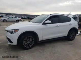 2022 Alfa Romeo Stelvio Sprint with VIN ZASPAKAN6N7D31060, listed as a Copart auction lot 89409815 with 0 mi miles and Salvage Title. Bid and sale history available at carsss.com. Image 1.