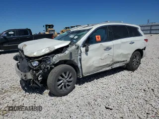 2015 Infiniti QX60 with VIN 5N1AL0MN3FC547879, listed as a Copart auction lot 49663265 with 0 mi miles and Salvage Title. Bid and sale history available at carsss.com. Image 1.