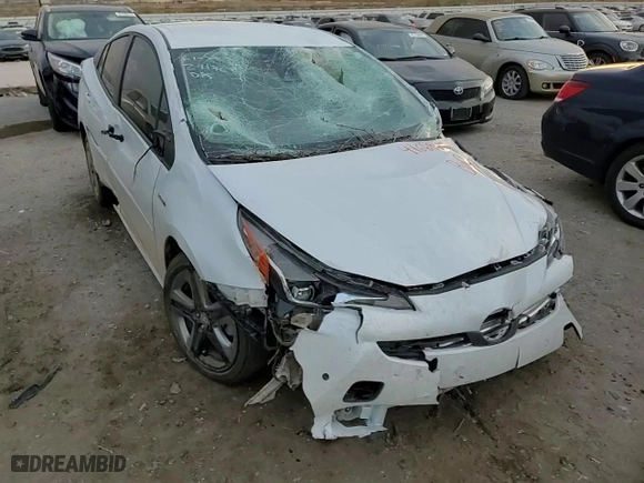 2022 Toyota Prius L Eco with VIN JTDKAMFU4N3176157, listed as a Copart auction lot 41668415 with 31,371 mi miles and Salvage Title. Bid and sale history available at carsss.com. Image 11.