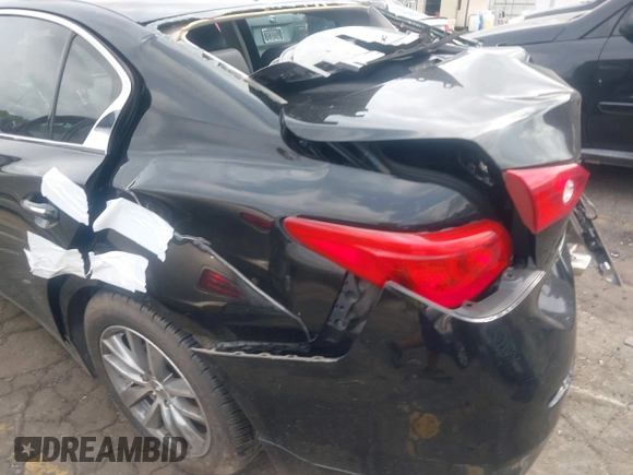 2014 Infiniti Q50 z VIN JN1BV7AP7EM677449, wystawiony jako IAAI lot #42278173 z przebiegiem 116 357 mil mil oraz . Historia ofert i sprzedaży dostępna na DreamBid. Obrazek 6.