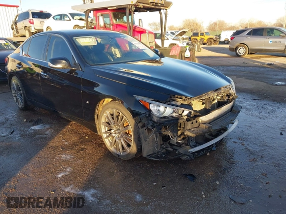 2015 Infiniti Q50 Sport with VIN JN1BV7AP7FM340930, listed as a IAAI auction lot 41134481 with 126,849 mi miles and . Bid and sale history available at DreamBid. Image 1.